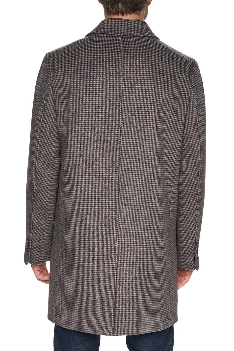 Check Flannel Coat (Men) | Nordstrom