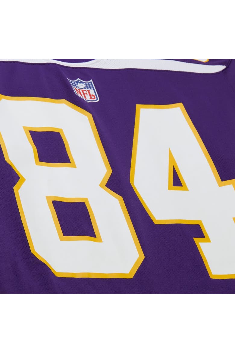 Men's Mitchell & Ness Randy Moss Purple Minnesota Vikings Maxxed Out Fashion Hockey Jersey, Alternate, color, Purple