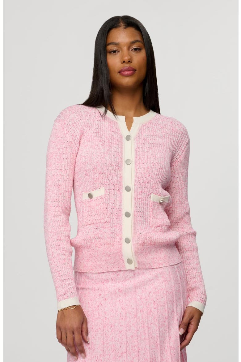 Lila Cardigan, Alternate, color, Pink