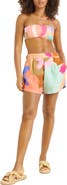 Vitamin A® The Getaway Linen Cover-Up Shorts