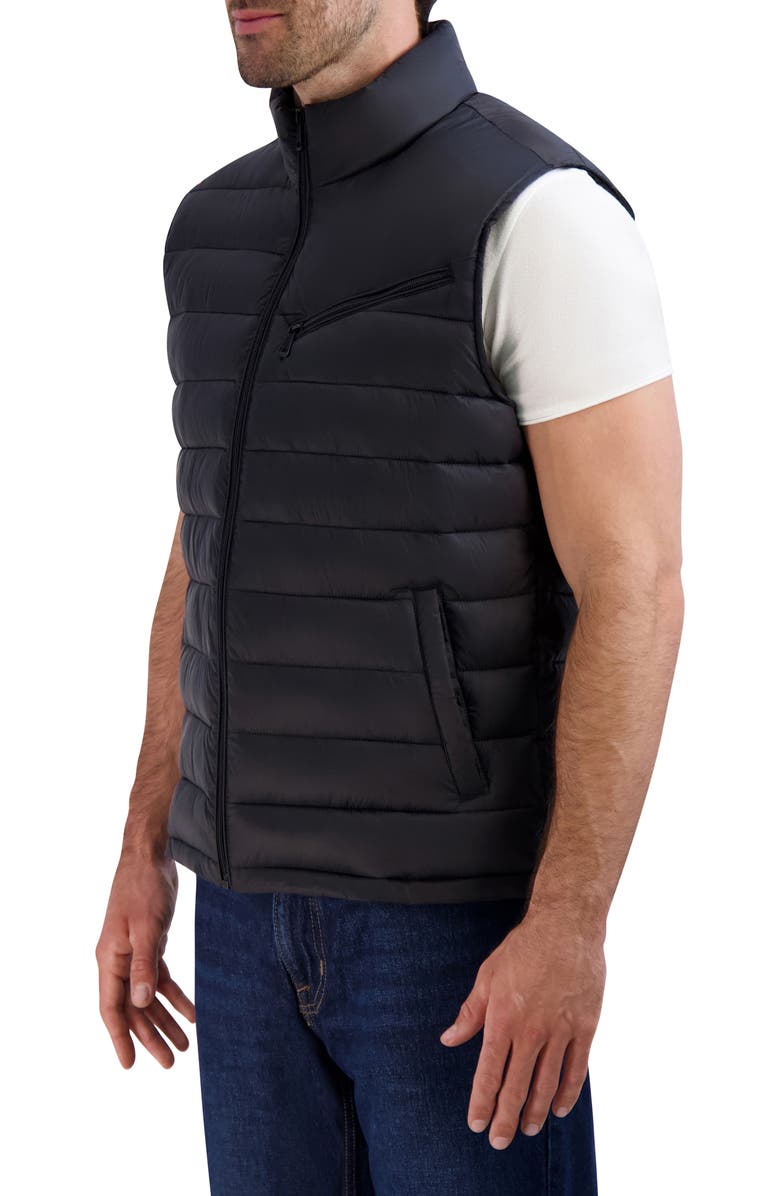Cole Haan Signature Quilted Puffer Vest, Alternate, color, Black