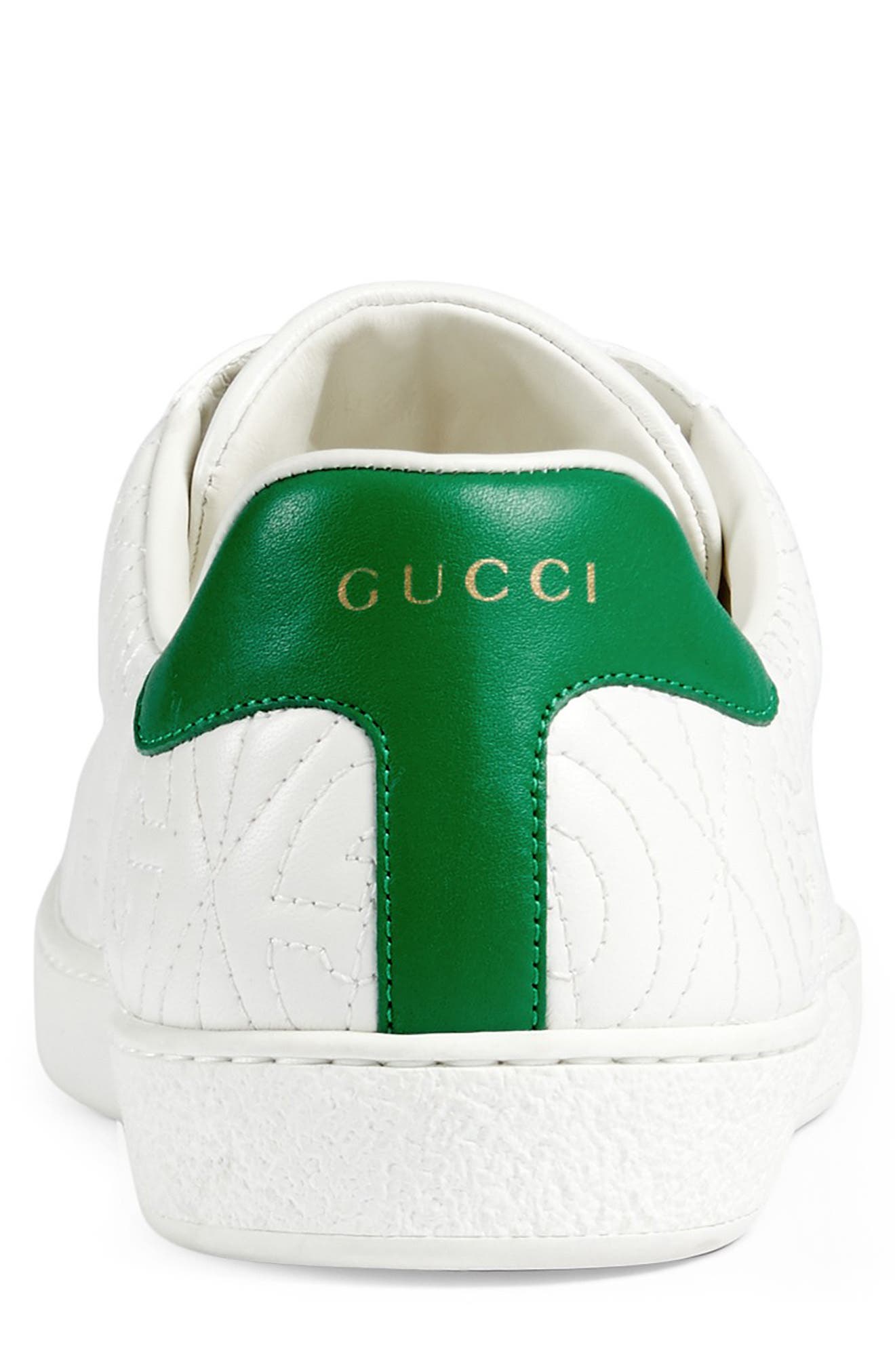 Gucci Quilted Sneaker, Alternate, color, 