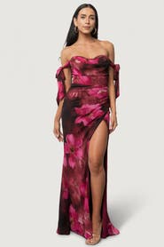 Baltic Børn Allegra Off Shoulder Maxi Dress