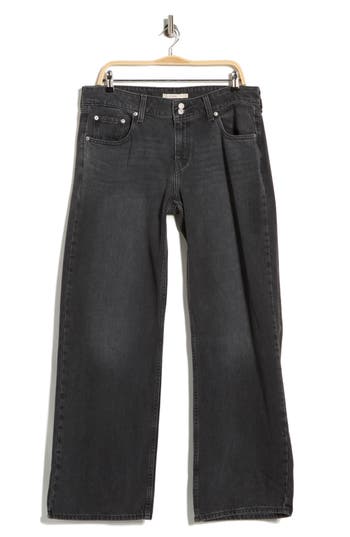 Levi's Super Low Loose Fit Jeans In Black