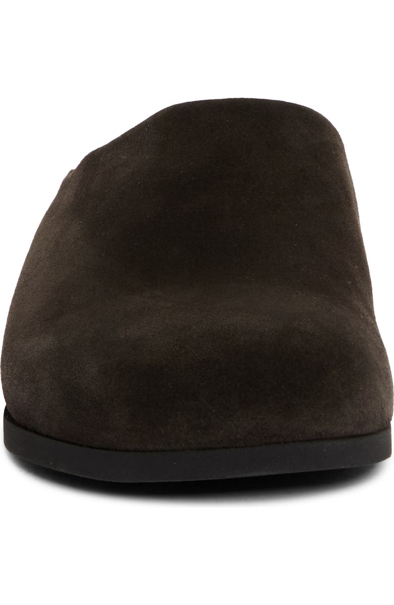 Common Projects Suede & Genuine Shearling Clog, Alternate, color, Coffee