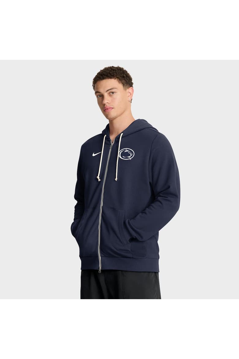 Men's Nike Navy Penn State Nittany Lions 2025 Sideline Standard Issue Dri-FIT Full-Zip Hoodie, Main, color, Navy