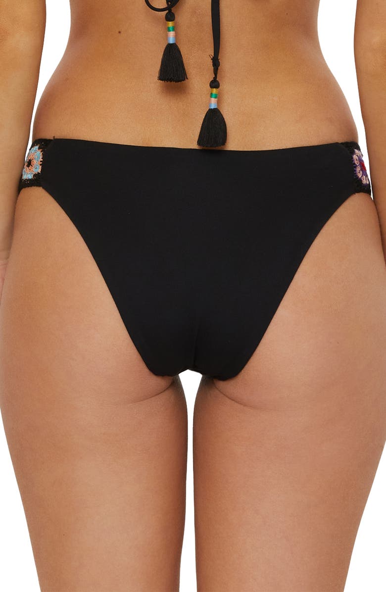 Isabella Rose 1969 Cali Swim Bottoms, Alternate, color, Black