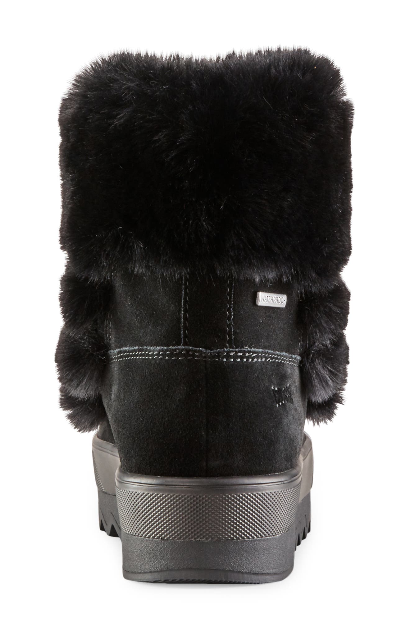 Cougar Vanity Faux Fur Trim Waterproof Bootie, Alternate, color, 