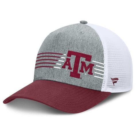 Men's Fanatics Heather Gray/Maroon Texas A&M Aggies Profile Trucker Adjustable Hat