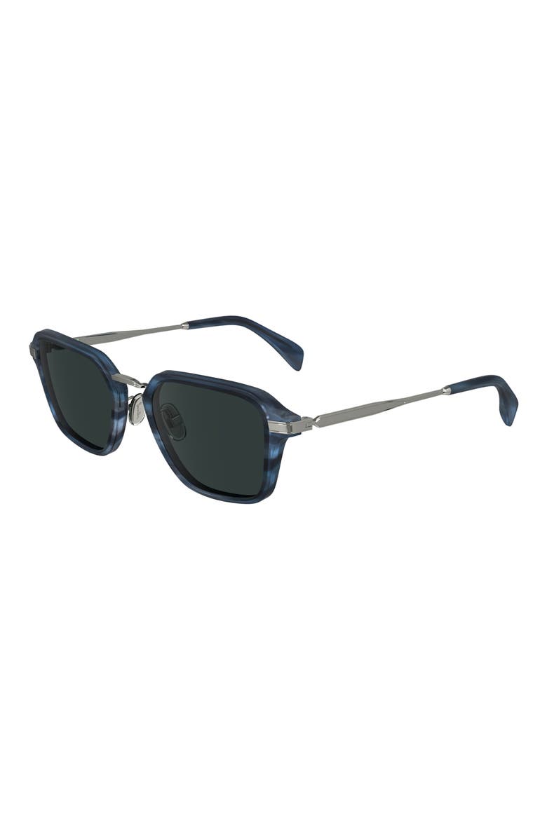 Kramer 52mm Rectangular Sunglasses, Alternate, color, STRIPED BLUE