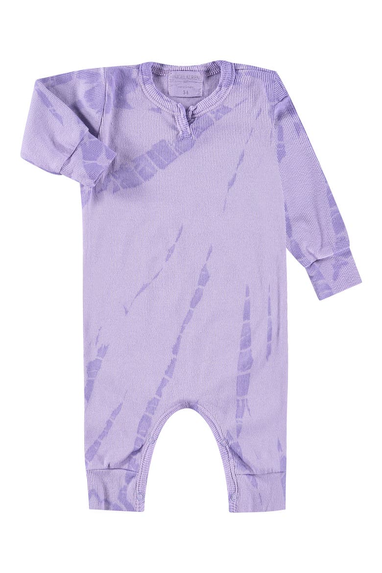 Stretch Organic Cotton Blend Thermal Romper, Main, color, LAVENDER
