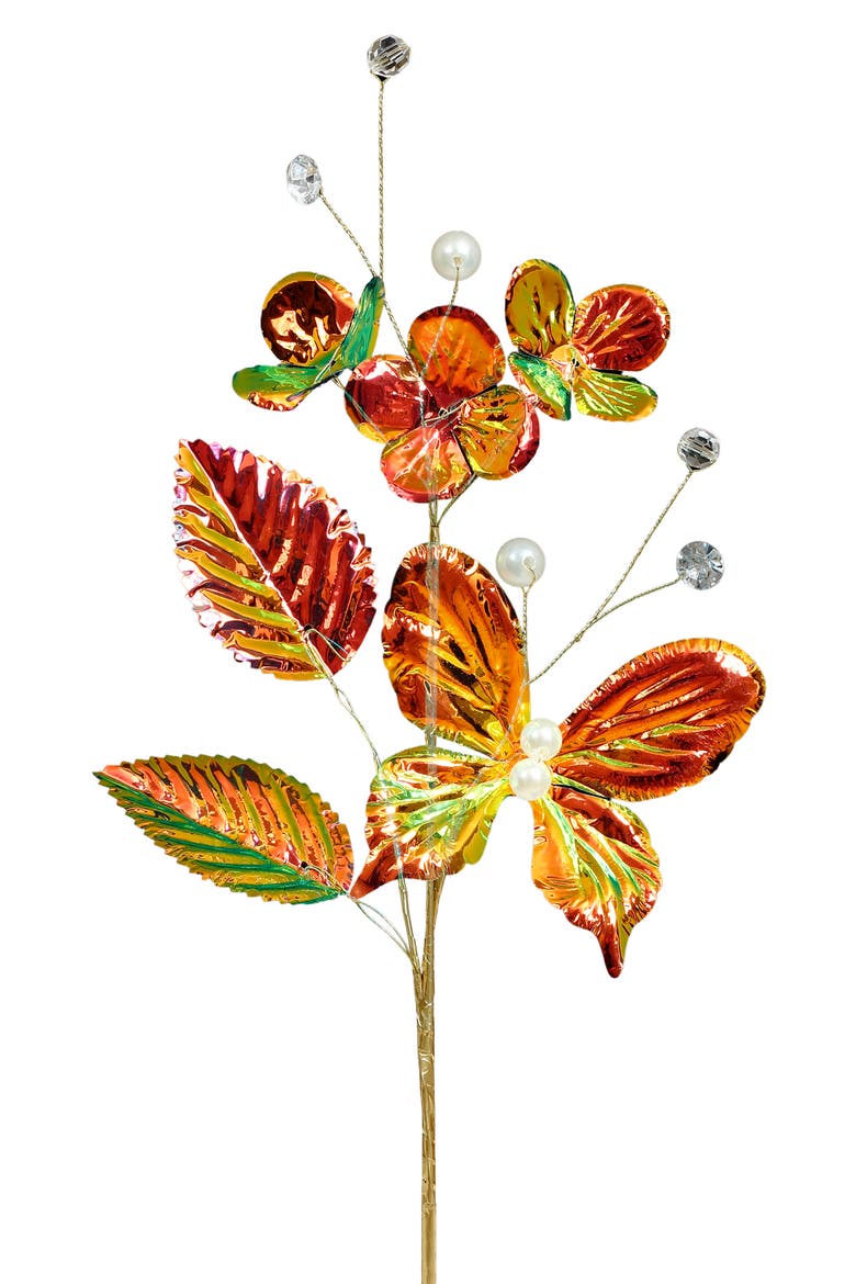 Enchanted Butterfly Pick, Set of 24, Main, color, Orange