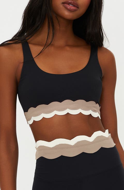 Marin Scallop Trim Sports Bra