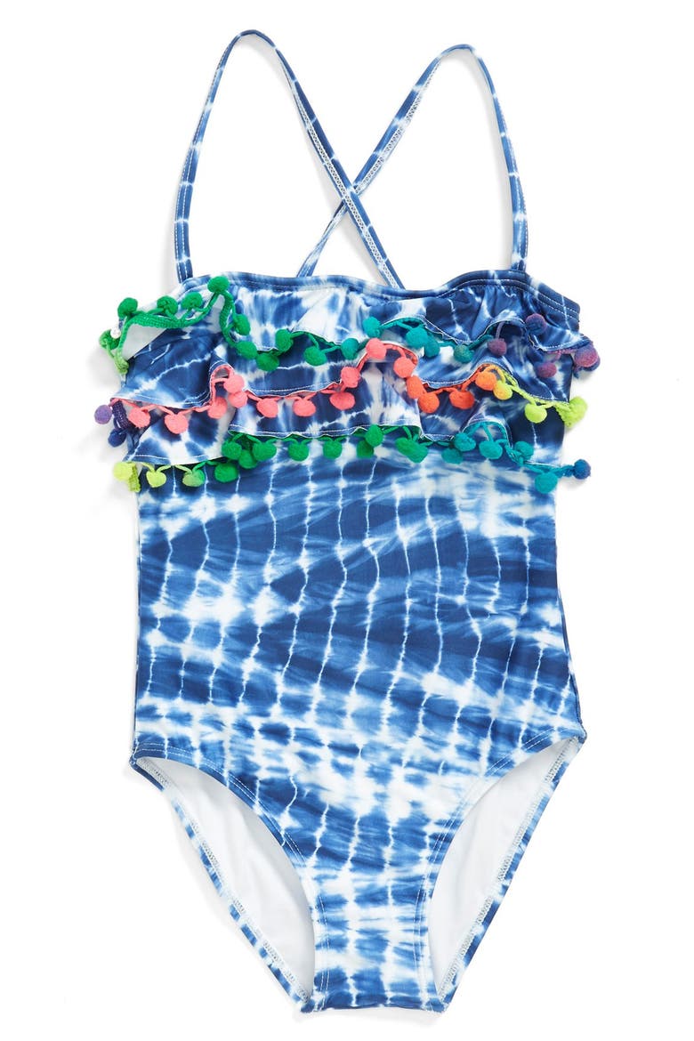 One-Piece Swimsuit, Main, color, CHLOE BLUE