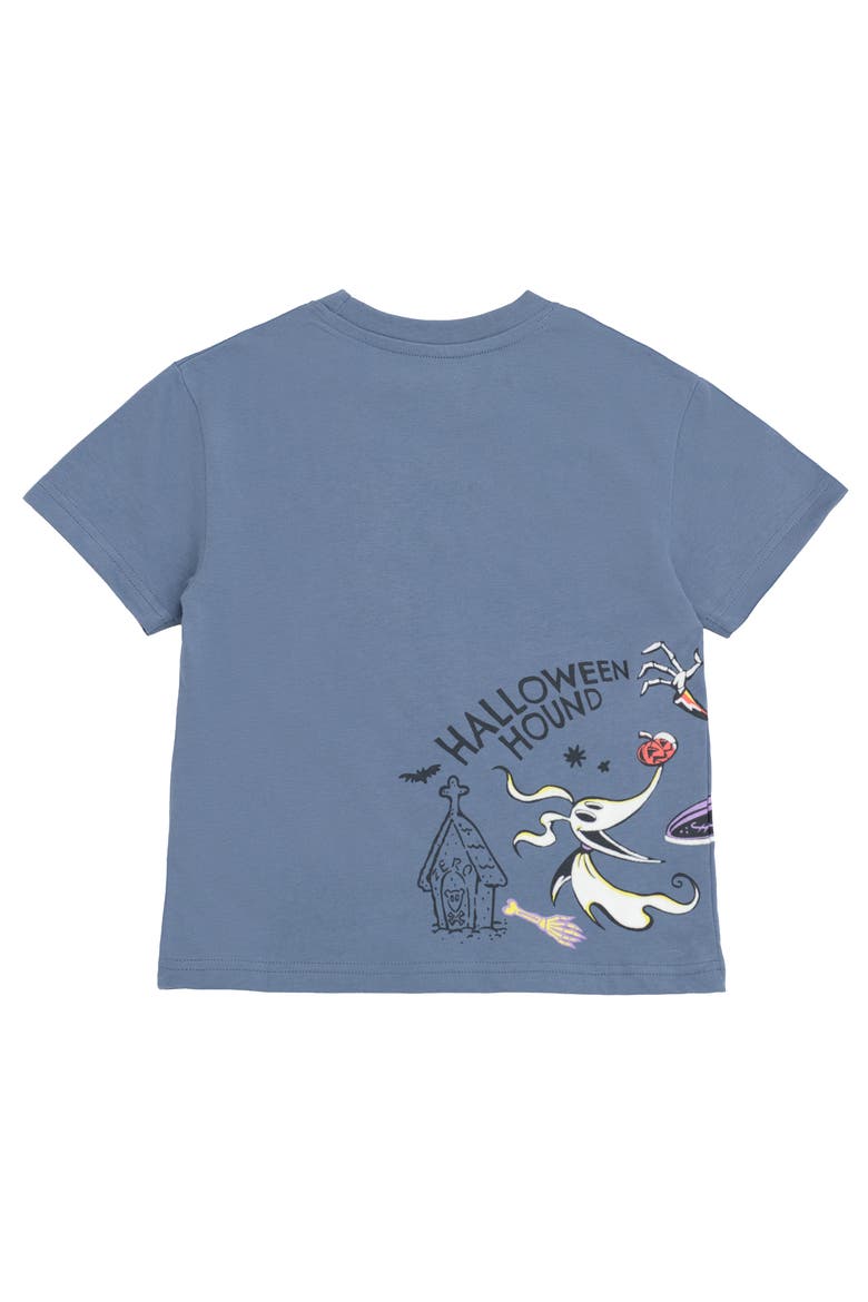 Nightmare Before Christmas 2-Piece Short Sleeve T-Shirt Set, Alternate, color, Jack Zero Slate Black