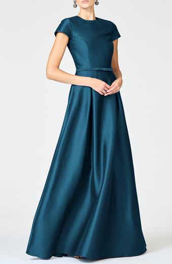 Blythe Box Pleat Belt Gown