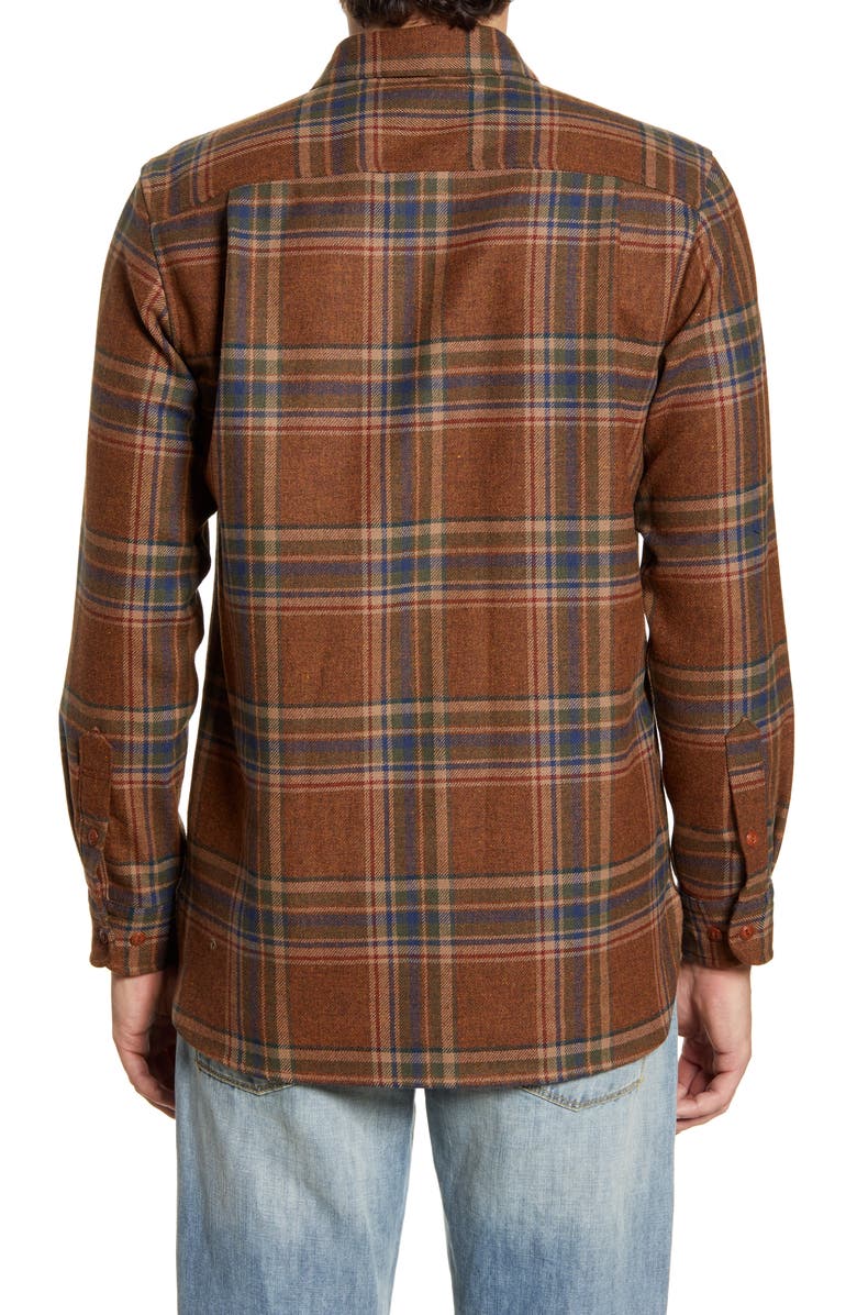 Pendleton Buckley Plaid Button-Up Wool Flannel Shirt, Alternate, color,