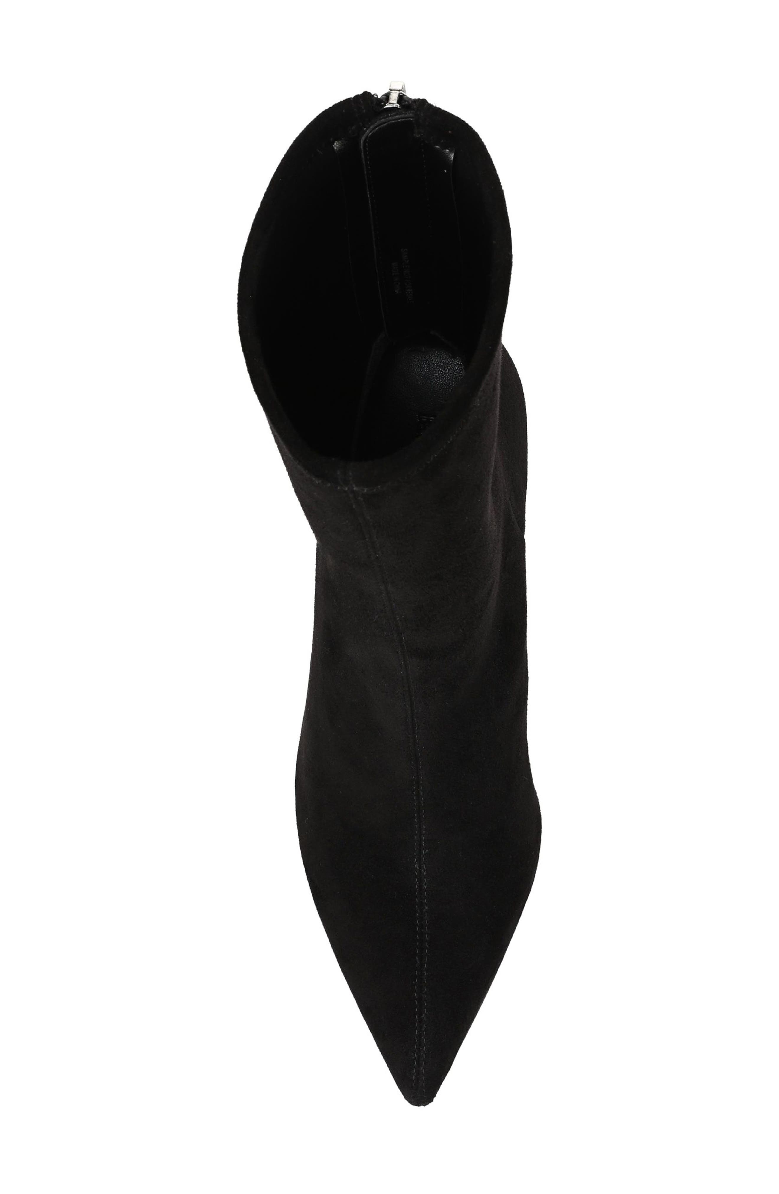 Ryder Pointed Toe Bootie, Alternate, color, BLACK