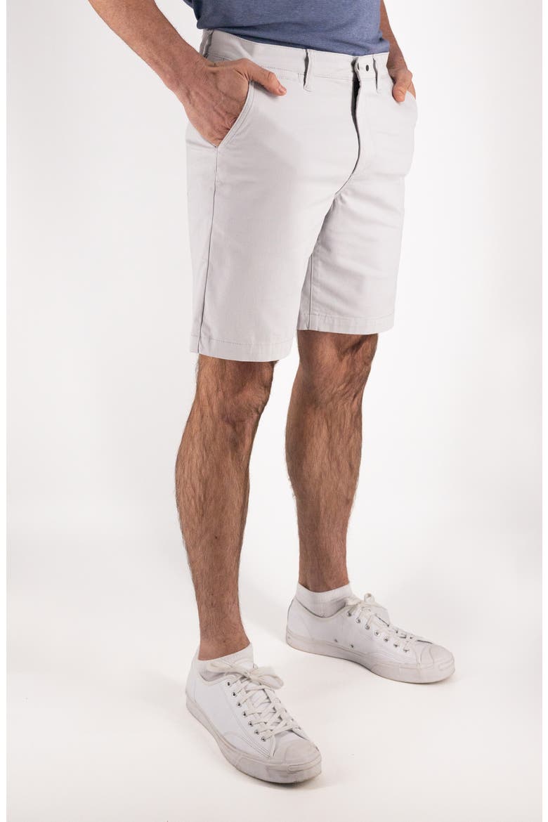 9-Inch Performance Stretch Chino Shorts, Alternate, color, VAPOR