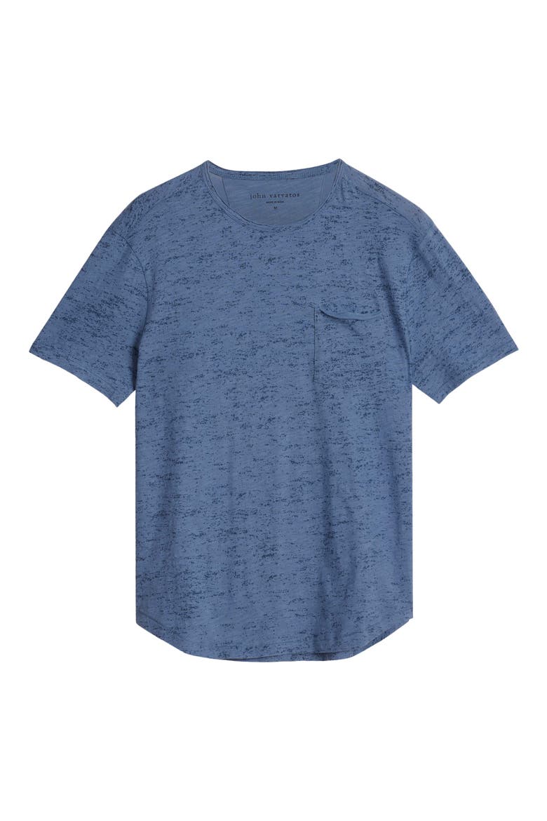 Cooper Slub Cotton Crewneck T-Shirt, Alternate, color, DUTCH BLUE