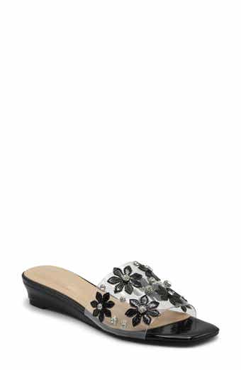 Adrienne Vittadini Parcia Wedge Slide Sandal