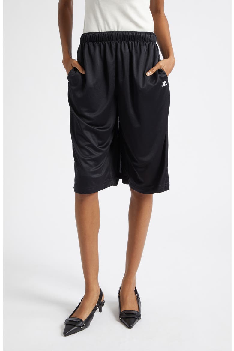 Sport Back Panel Shorts, Main, color, BLACK