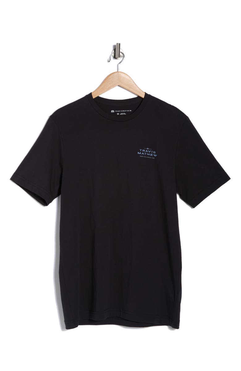 TravisMathew Final Destination Cotton Graphic T-Shirt, Main, color, Black