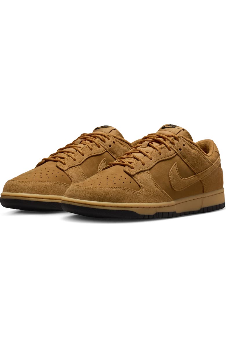Nike Dunk Low Basketball Sneaker, Main, color, Wheat/ Black