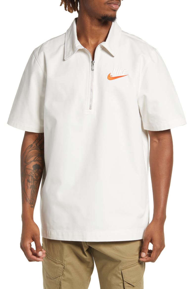 Sportswear Trend Zip Polo, Main, color, PHANTOM