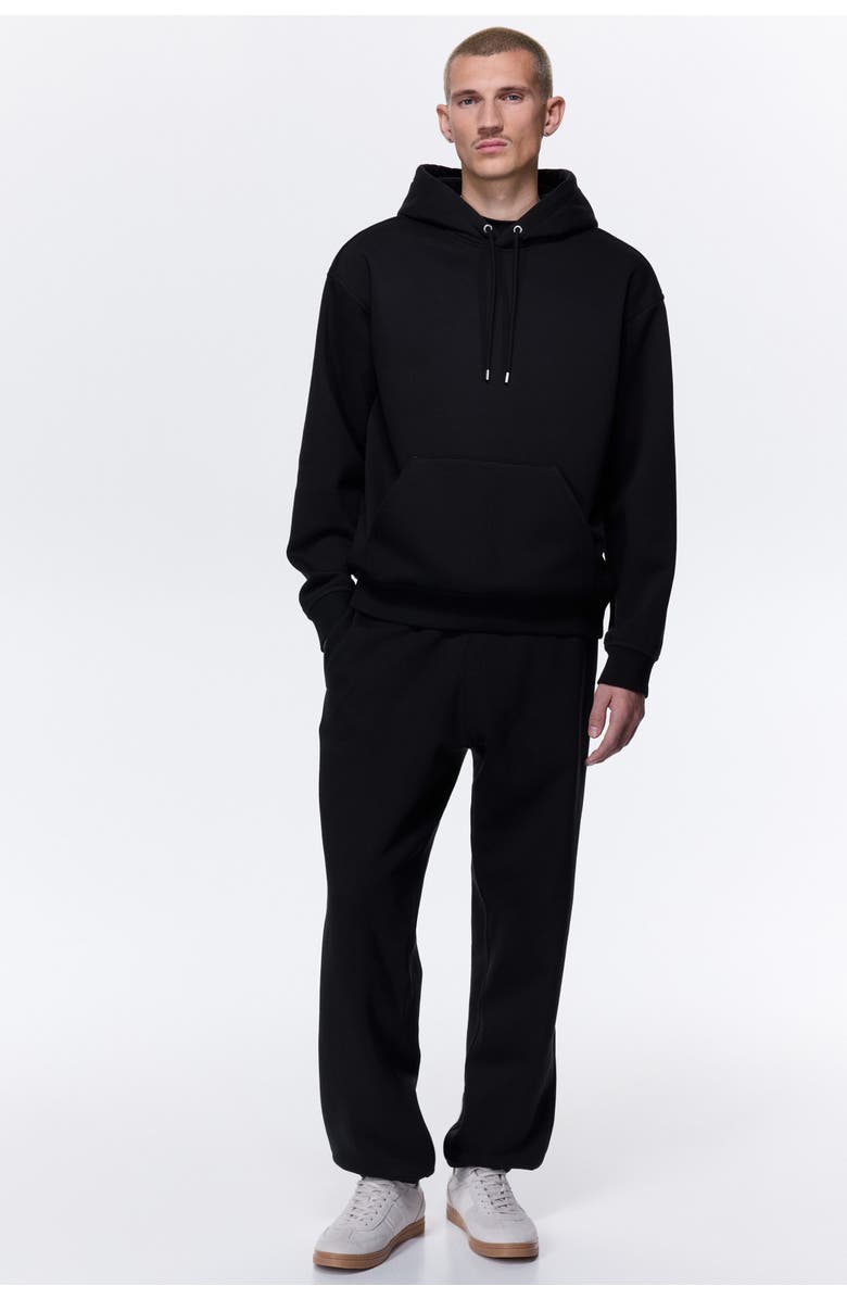 H&M Relaxed Fit Sweatpants, Alternate, color, Black