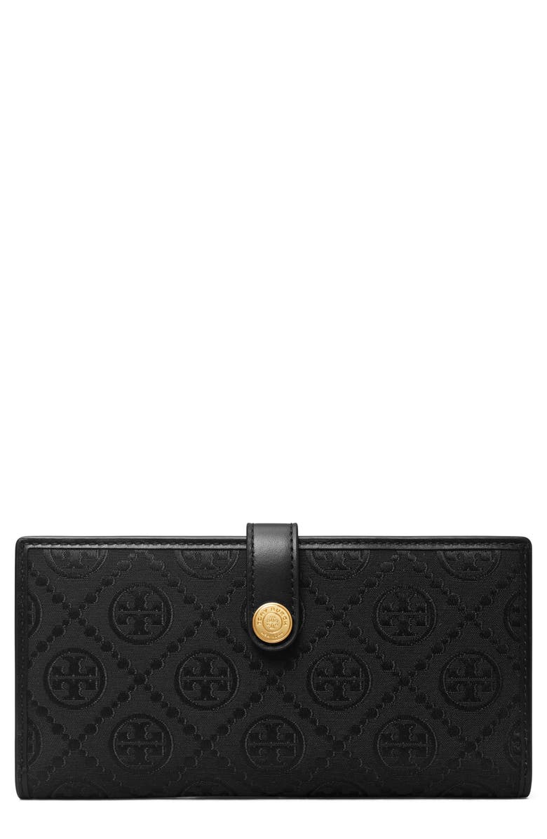 Tory Burch T Monogram Slim Bifold Wallet, Main, color,