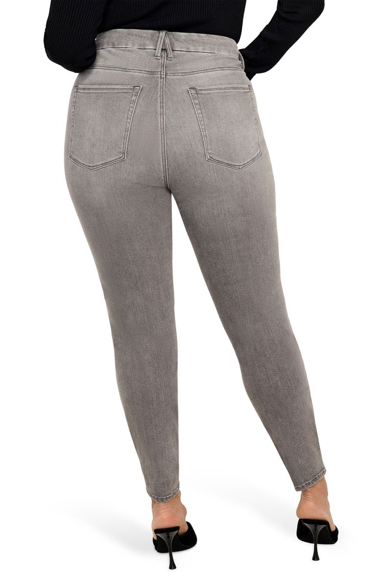 Good American Good Legs Skinny Jeans, Alternate, color, Black336