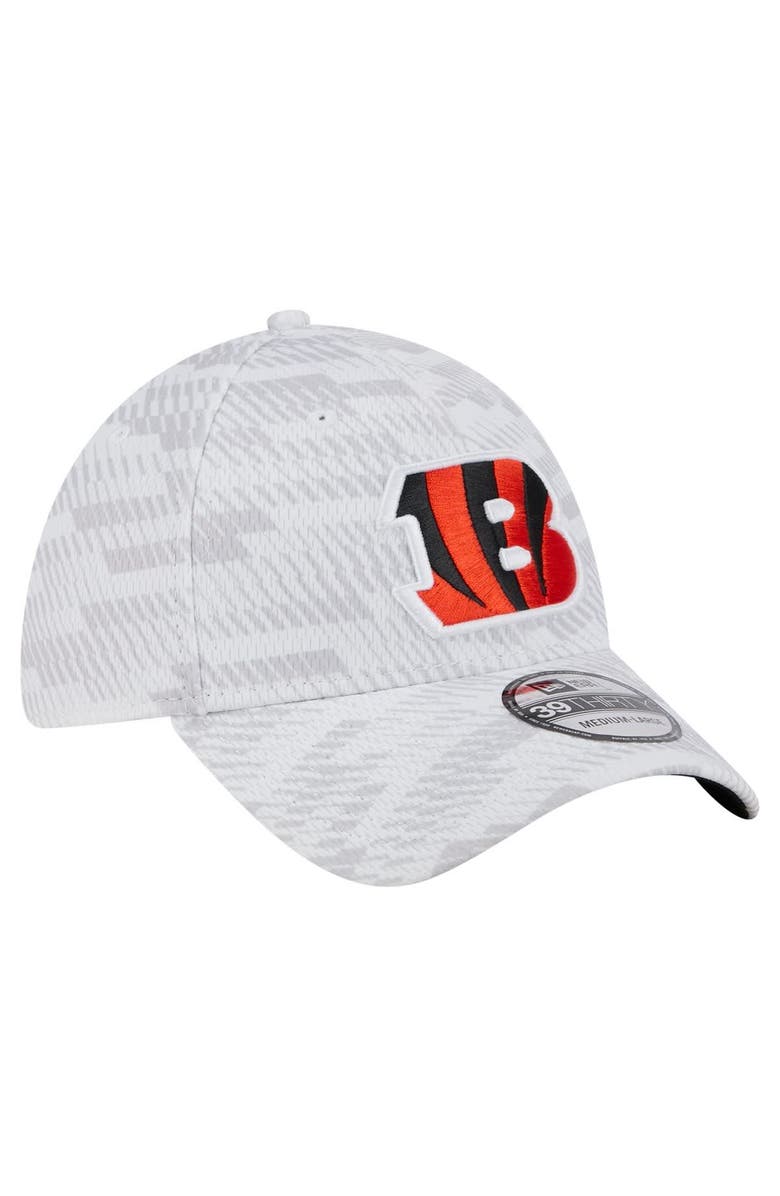 New Era Men's New Era  White Cincinnati Bengals Gameday Graded 39THIRTY Flex Hat, Alternate, color, 