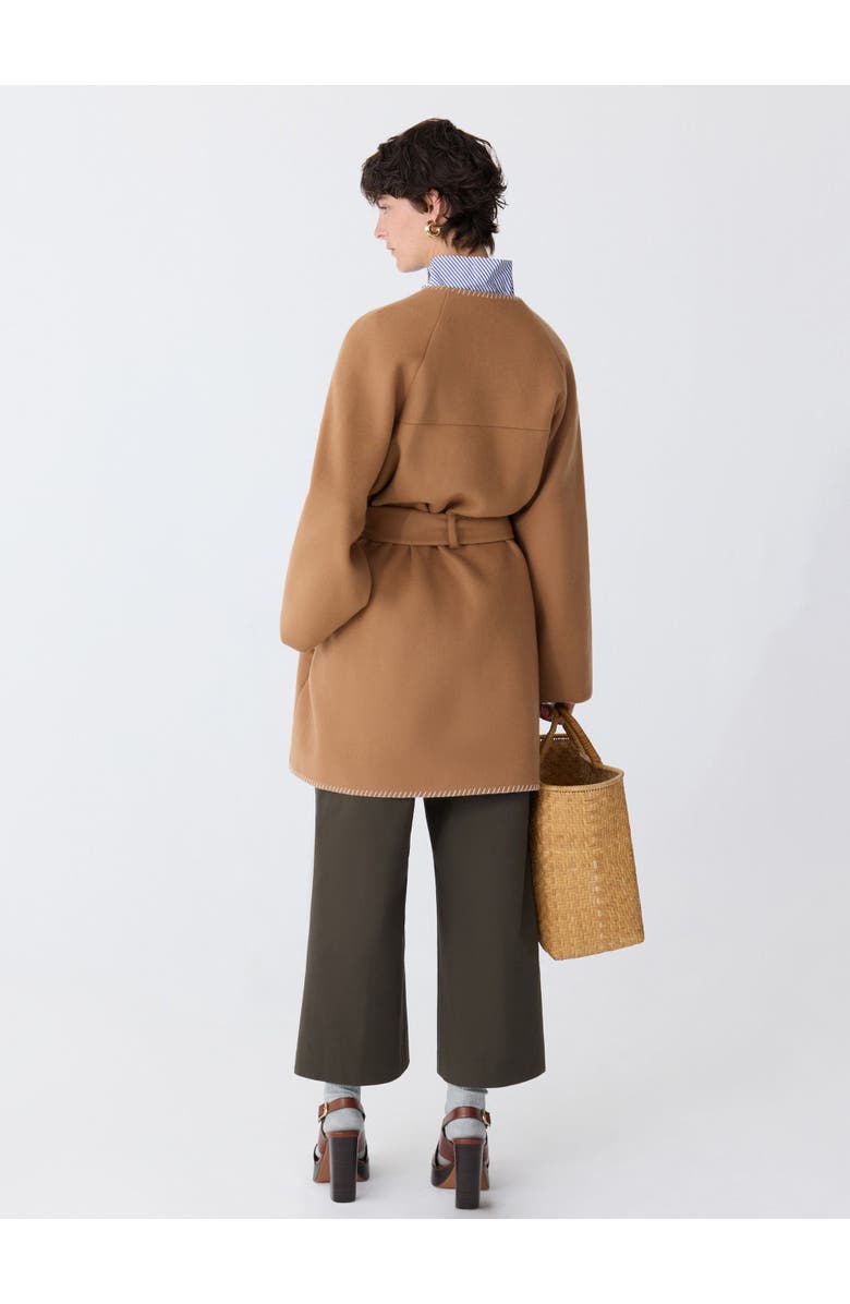 Callas Milano Sonoma Wrap Cardigan, Alternate, color, Camel