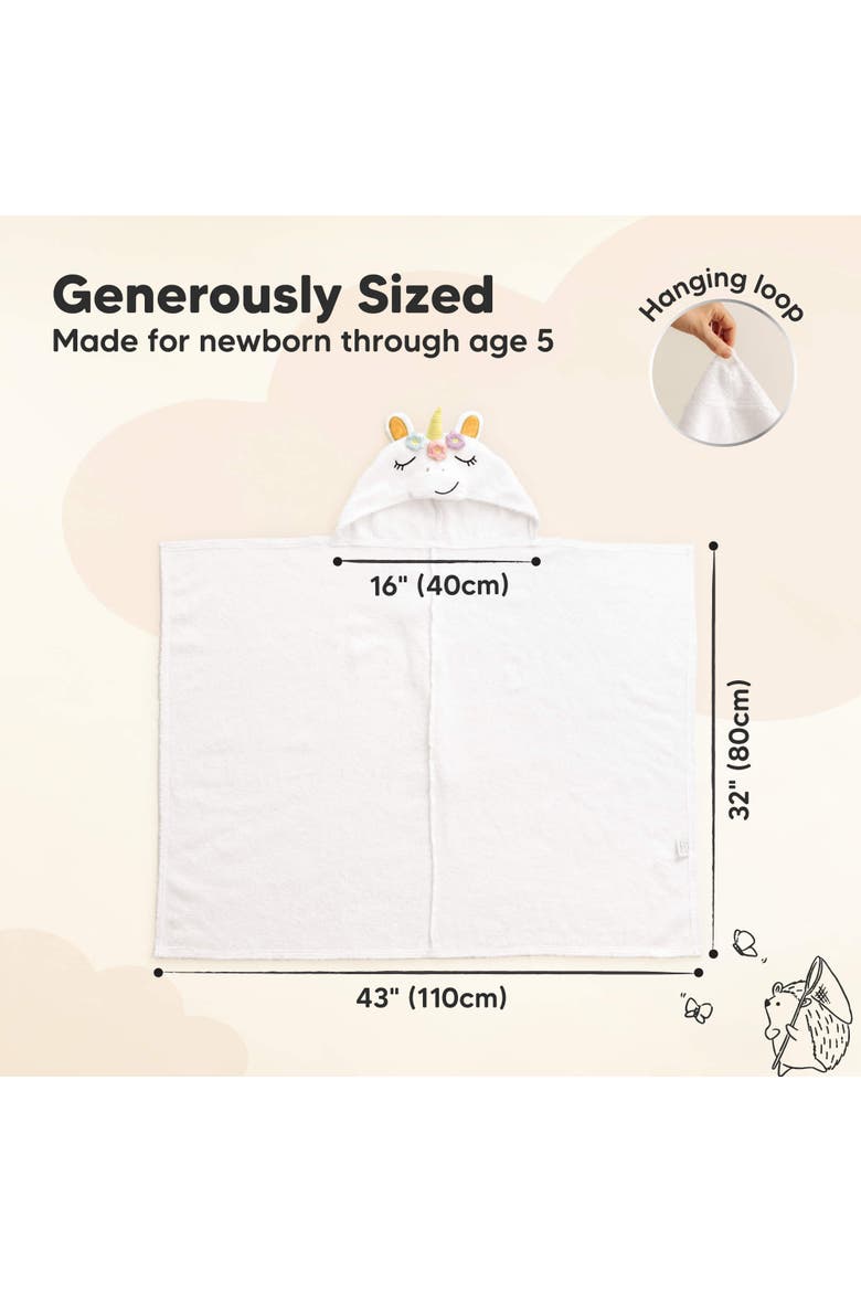 PlayPals Hooded Towel, Alternate, color, Uria