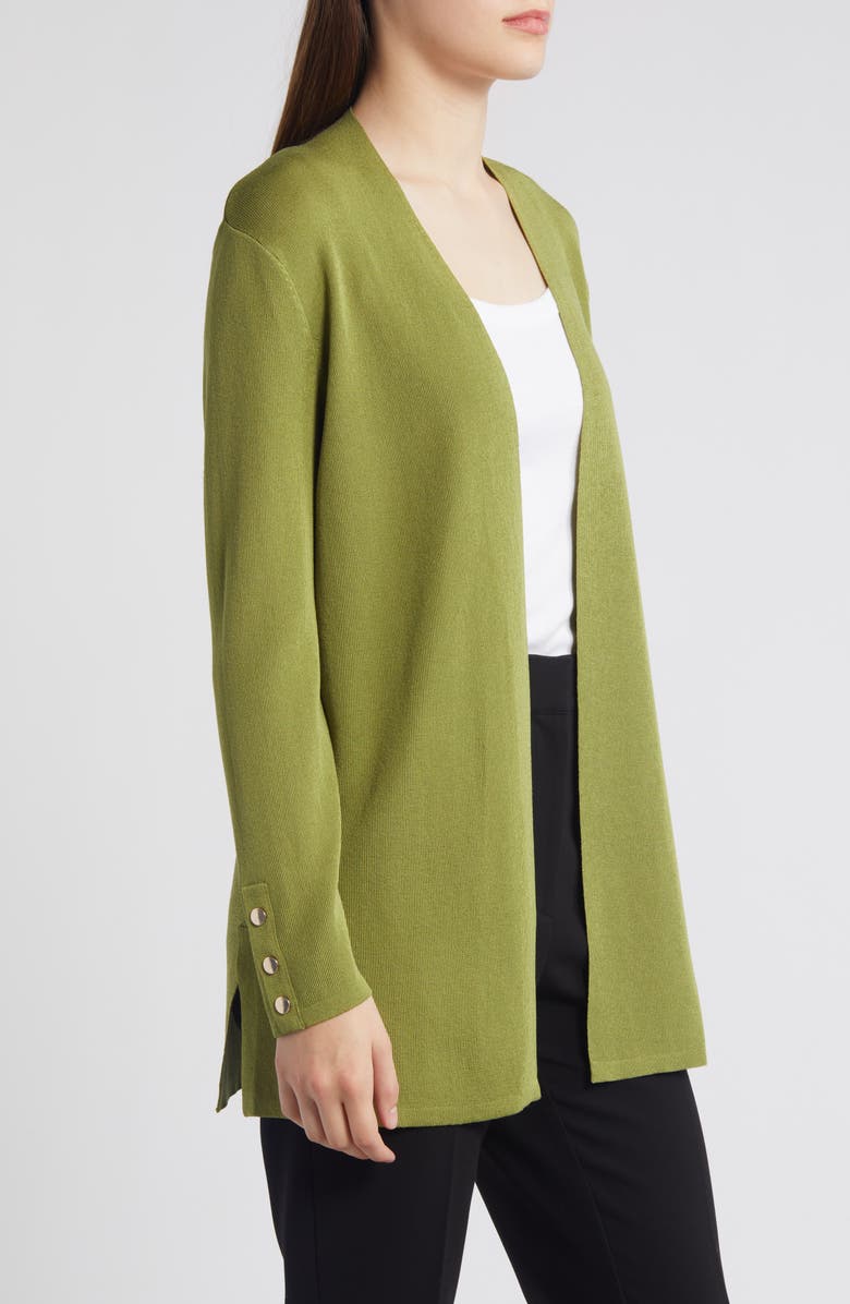 Anne Klein Carmel Open Front Cardigan, Alternate, color, 