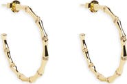 ARGENTO VIVO Bamboo Hoop Earrings