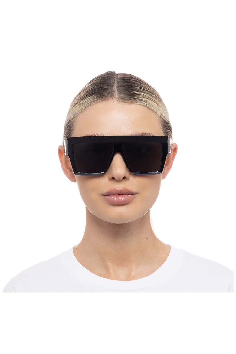 Antares 59mm D-Frame Sunglasses, Alternate, color, BLACK