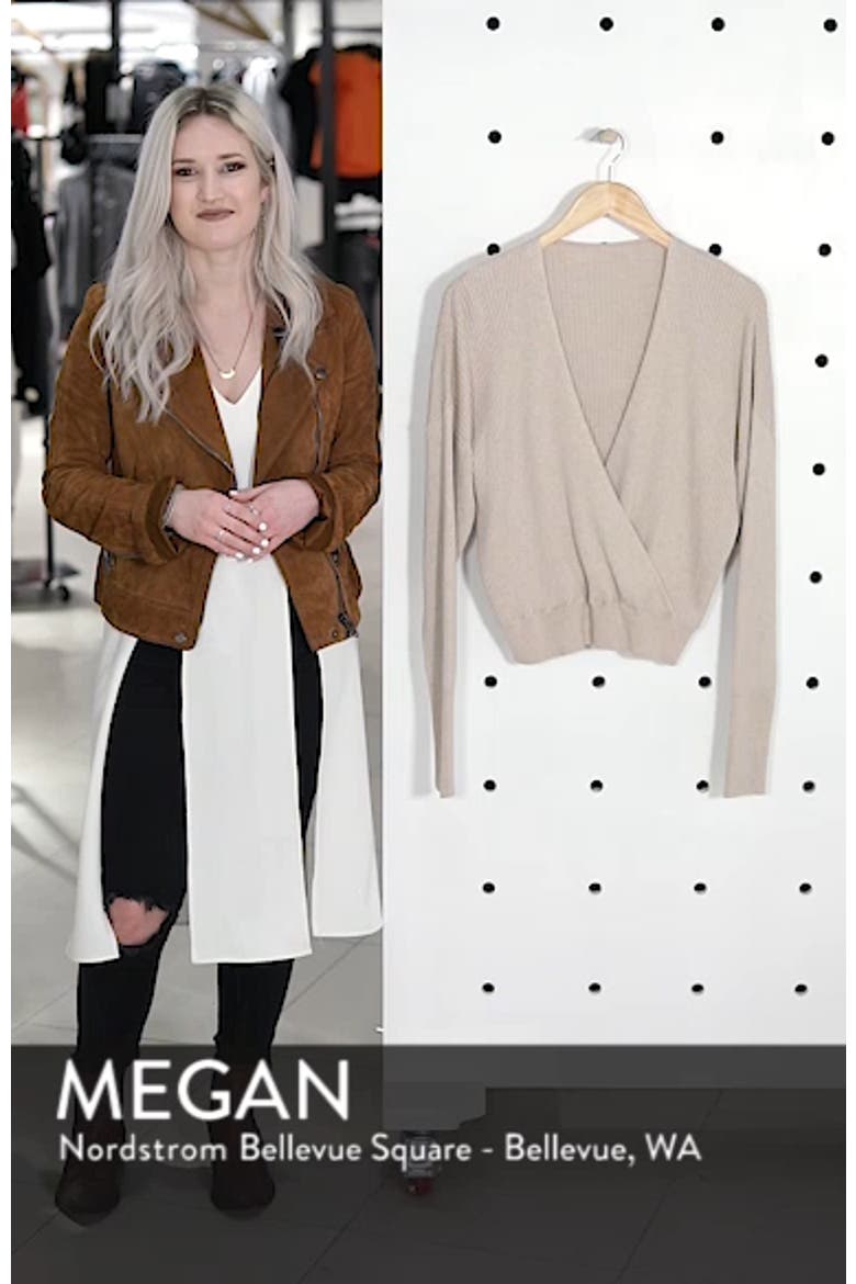 Rib Wrap Sweater video