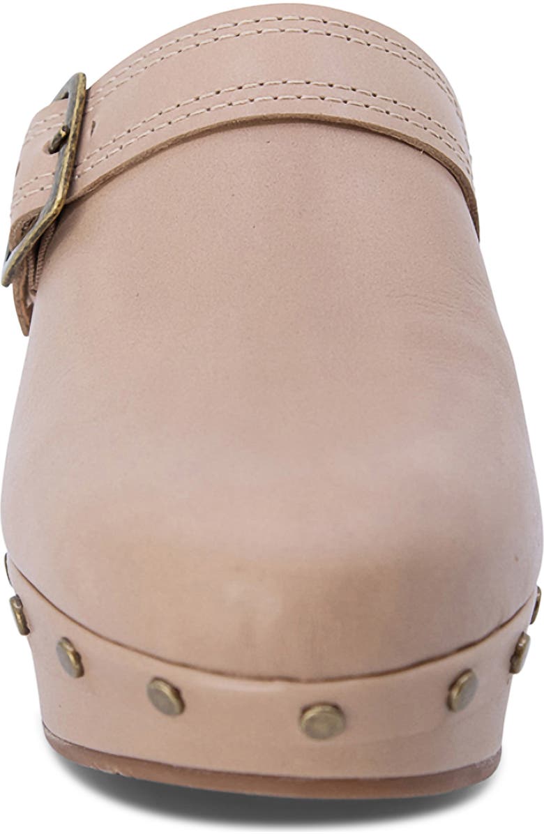 Chocolat Blu Yogi Platform Wedge Mule, Alternate, color, Tan Leather