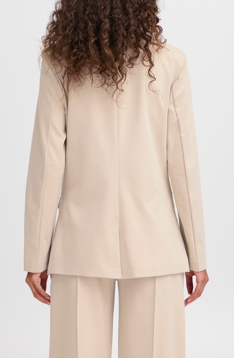 ICHI Kate Long Blazer, Alternate, color, Doeskin