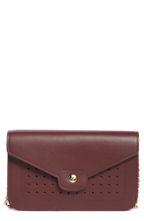 Mademoiselle Leather Wallet on a Chain