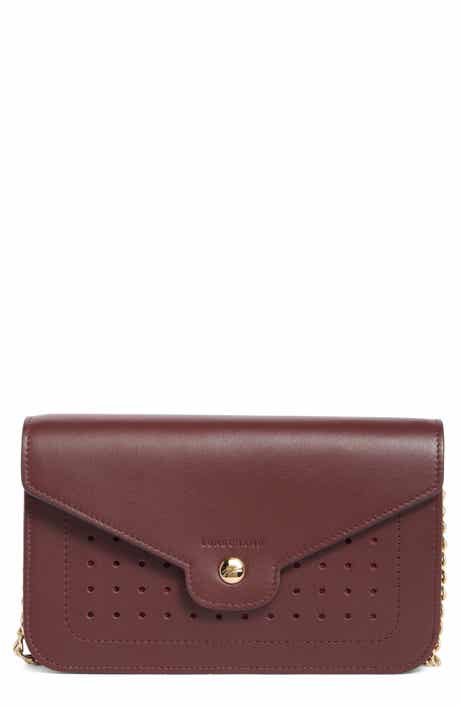 Longchamp Mademoiselle Leather Wallet on a Chain