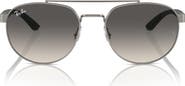 Ray-Ban 56mm Gradient Irregular Sunglasses