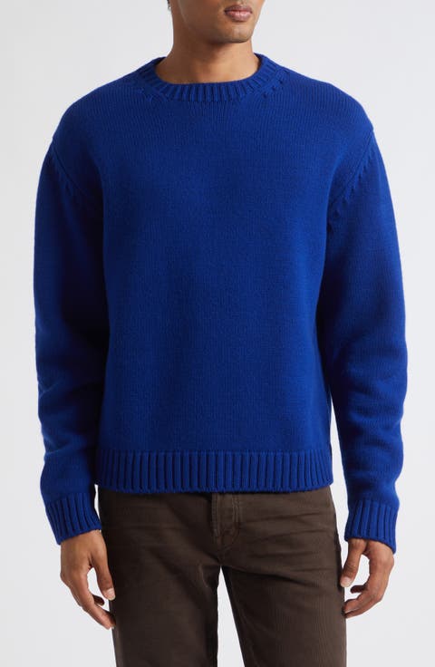 Virgin Wool & Cashmere Crewneck Sweater
