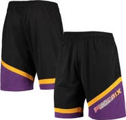 Mitchell & Ness Men's Mitchell & Ness Black Phoenix Suns Hardwood Classics 75th Anniversary Swingman Shorts