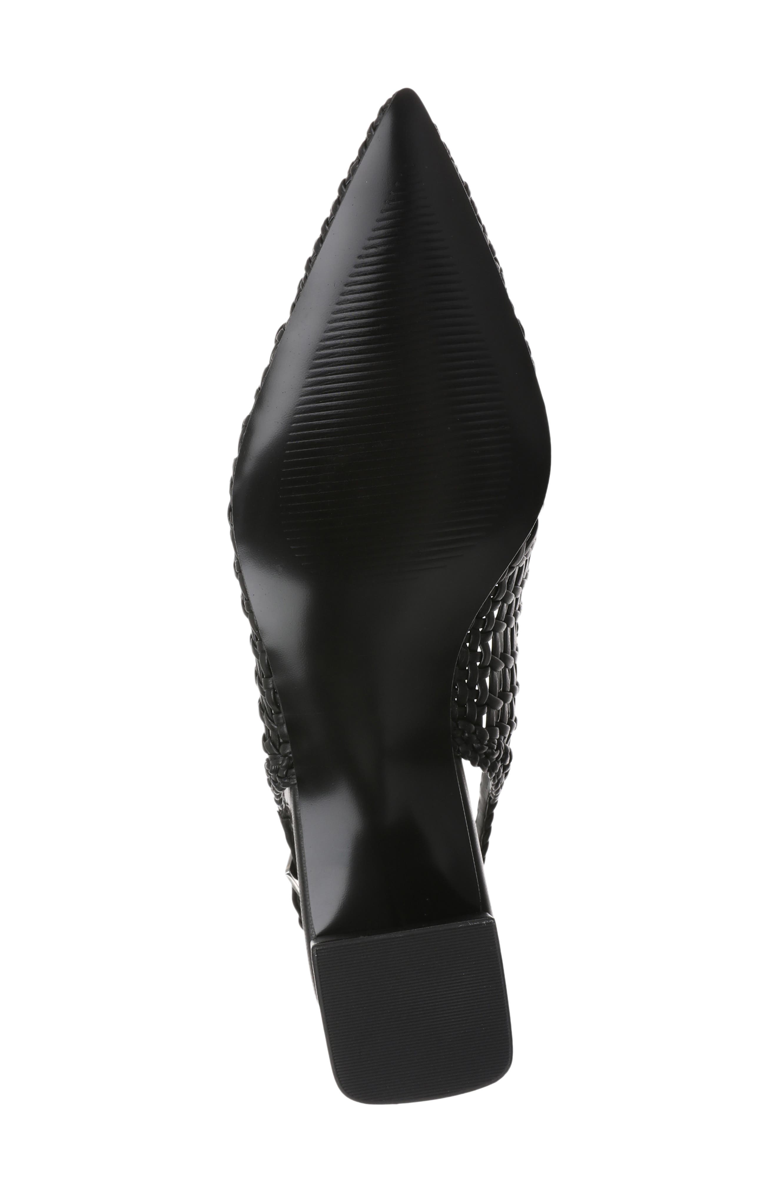 Nordstrom Quintessential Slingback Heel Pump, Alternate, color, Black Woven