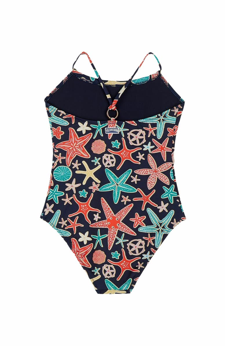 Vilebrequin Kids' Holistarfish One-Piece Swimsuit, Alternate, color, 