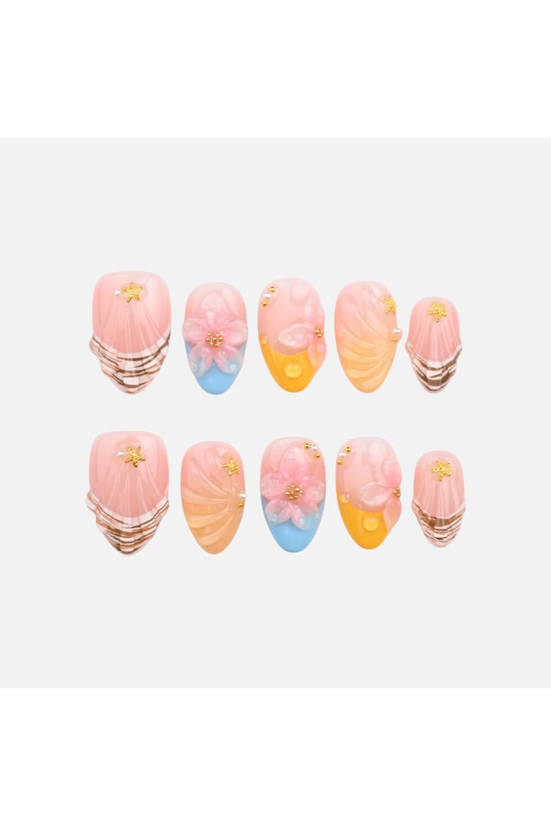 Hawaii Hana - Nail Set, Main, color, Blue