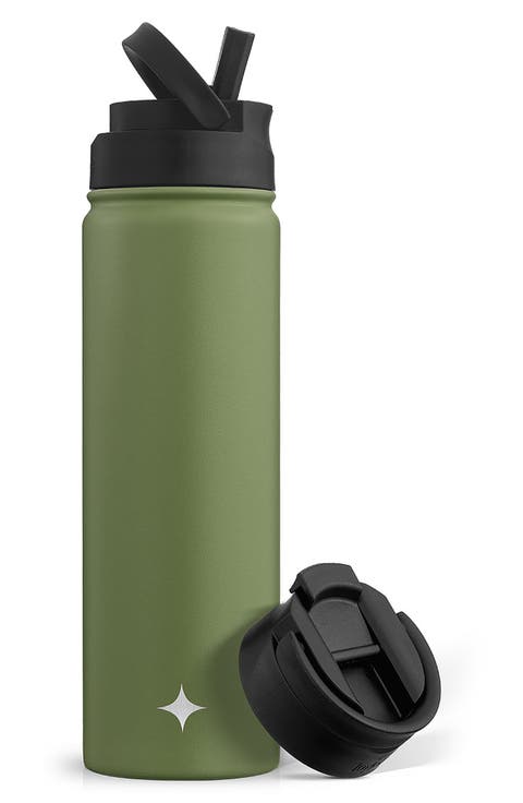 Stainless Steel Lidded Water Bottle